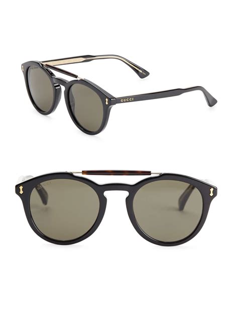 gucci round sunglasses men